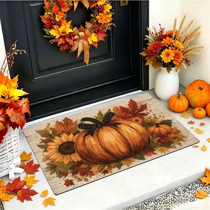 Aquarium Zombie - VIKAMA Halloween Ghost Dog Pumpkin Doormat