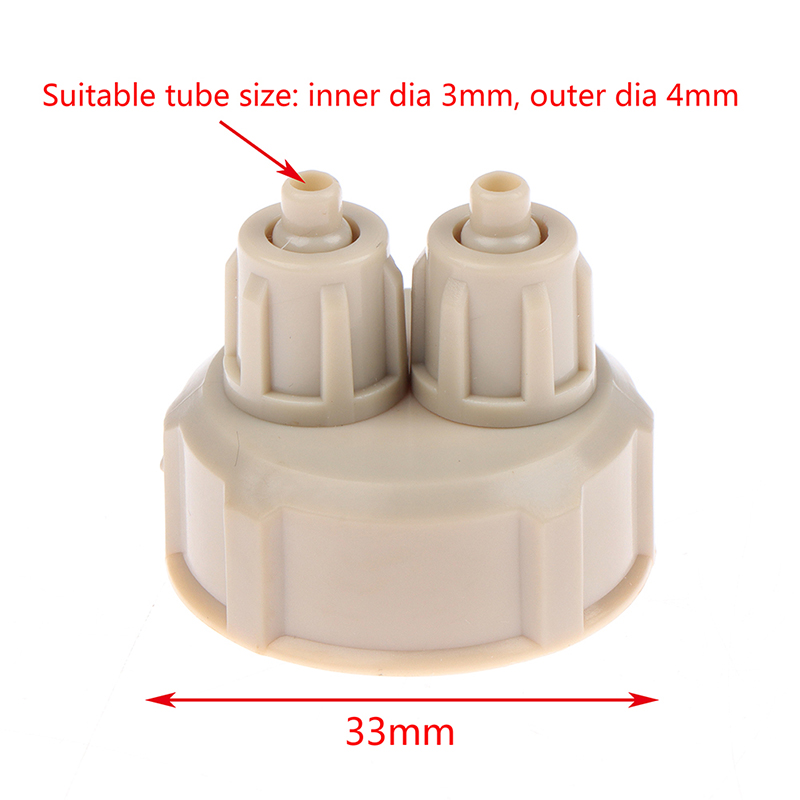 Planted Aquarium Co2 Kit - 2Pcs Aquarium CO2 System Tube Valve