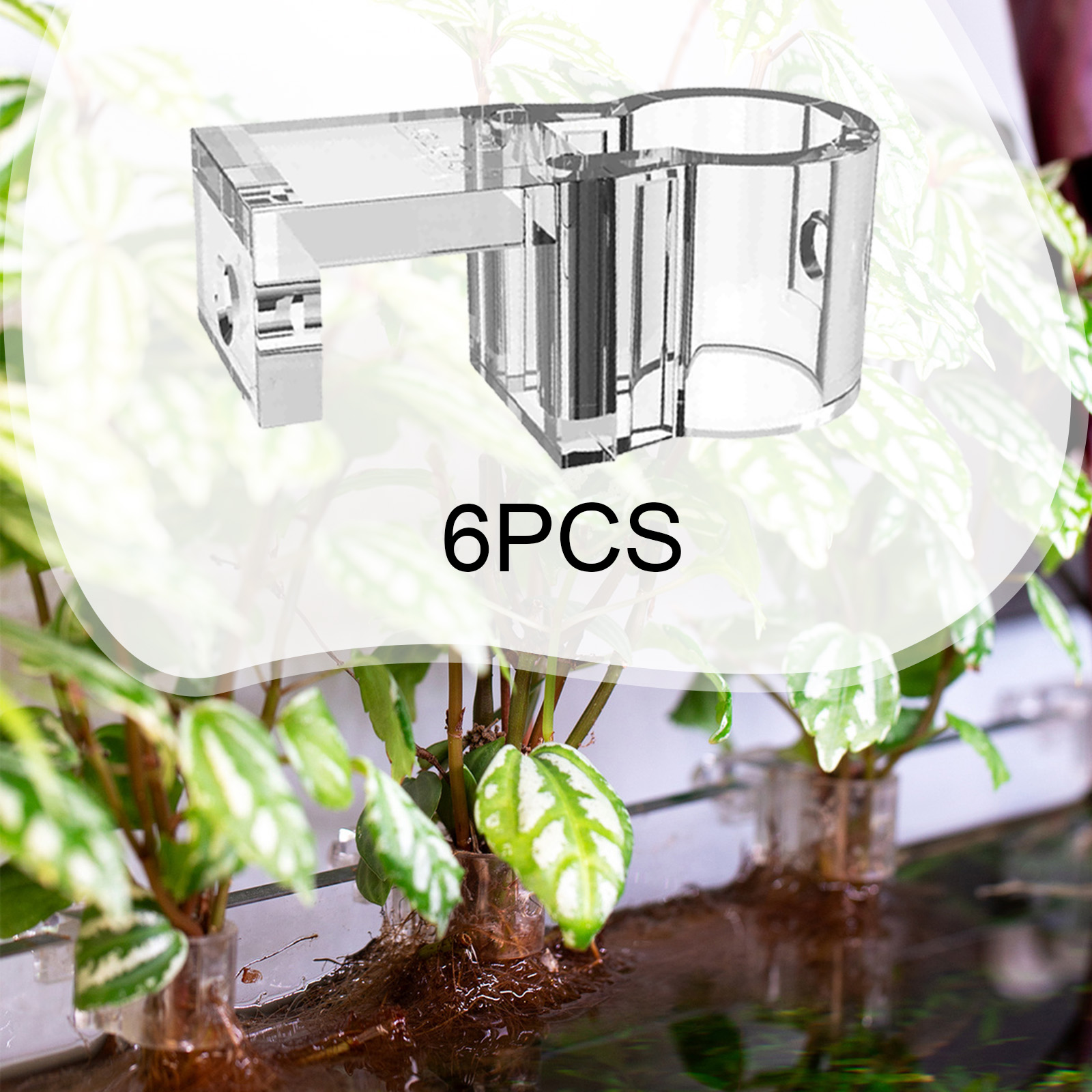 Planted Aquarium Aquascape - 6Pcs Aquarium Plant Holder Support Cup