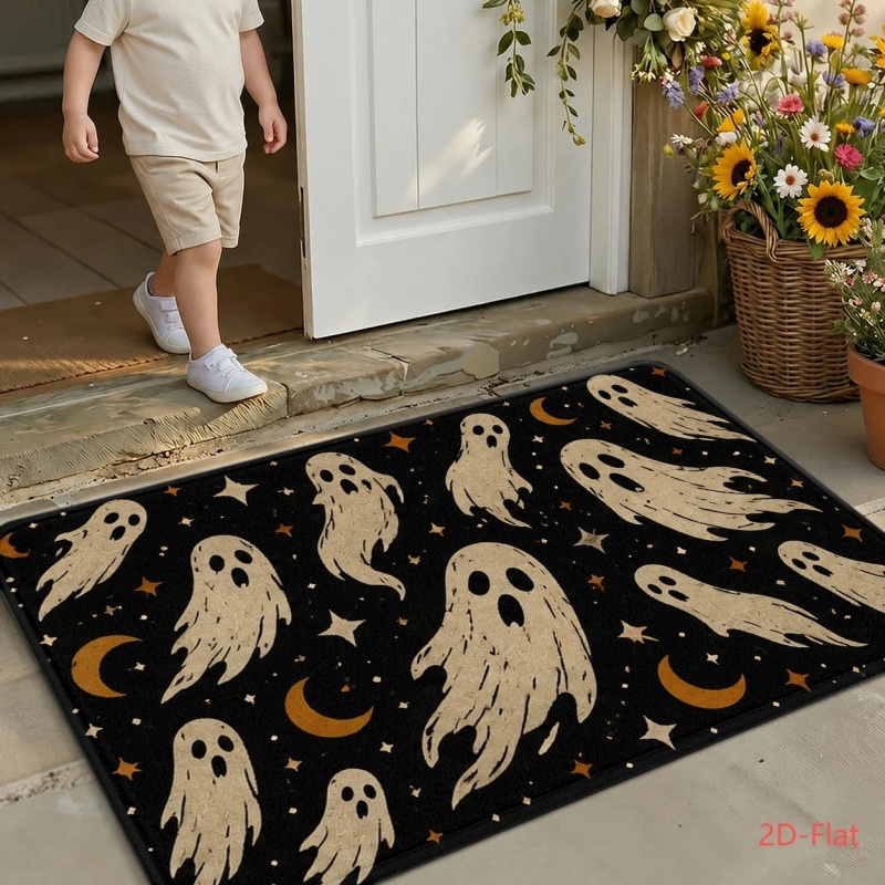 Retro Ghost Star Moon Pattern  - đánh giá và giá Aquarium Zombie