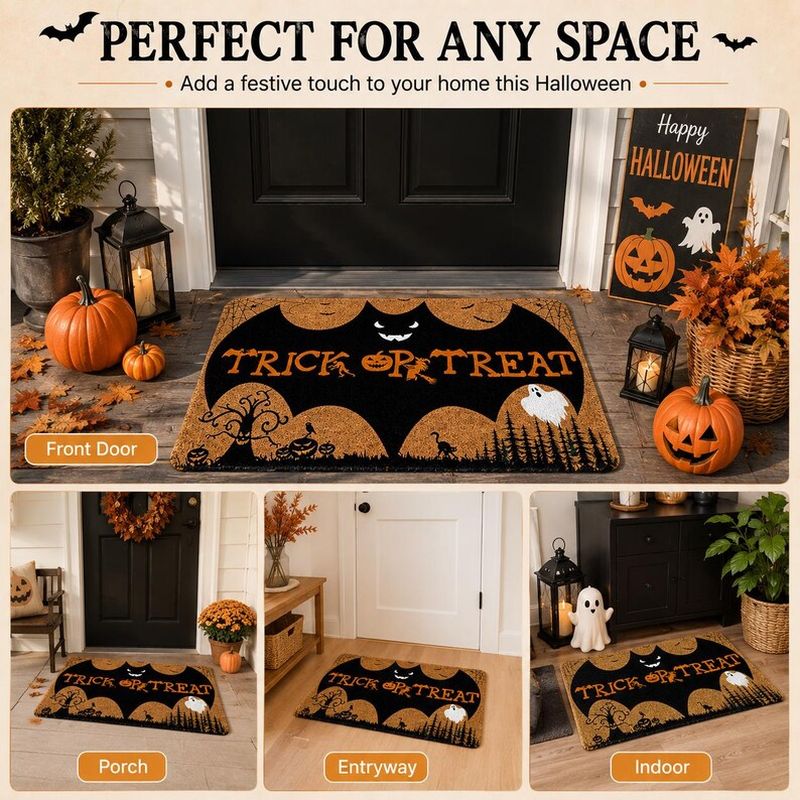 VIKAMA Halloween Bat Doormat G - đánh giá và giá Aquarium Zombie