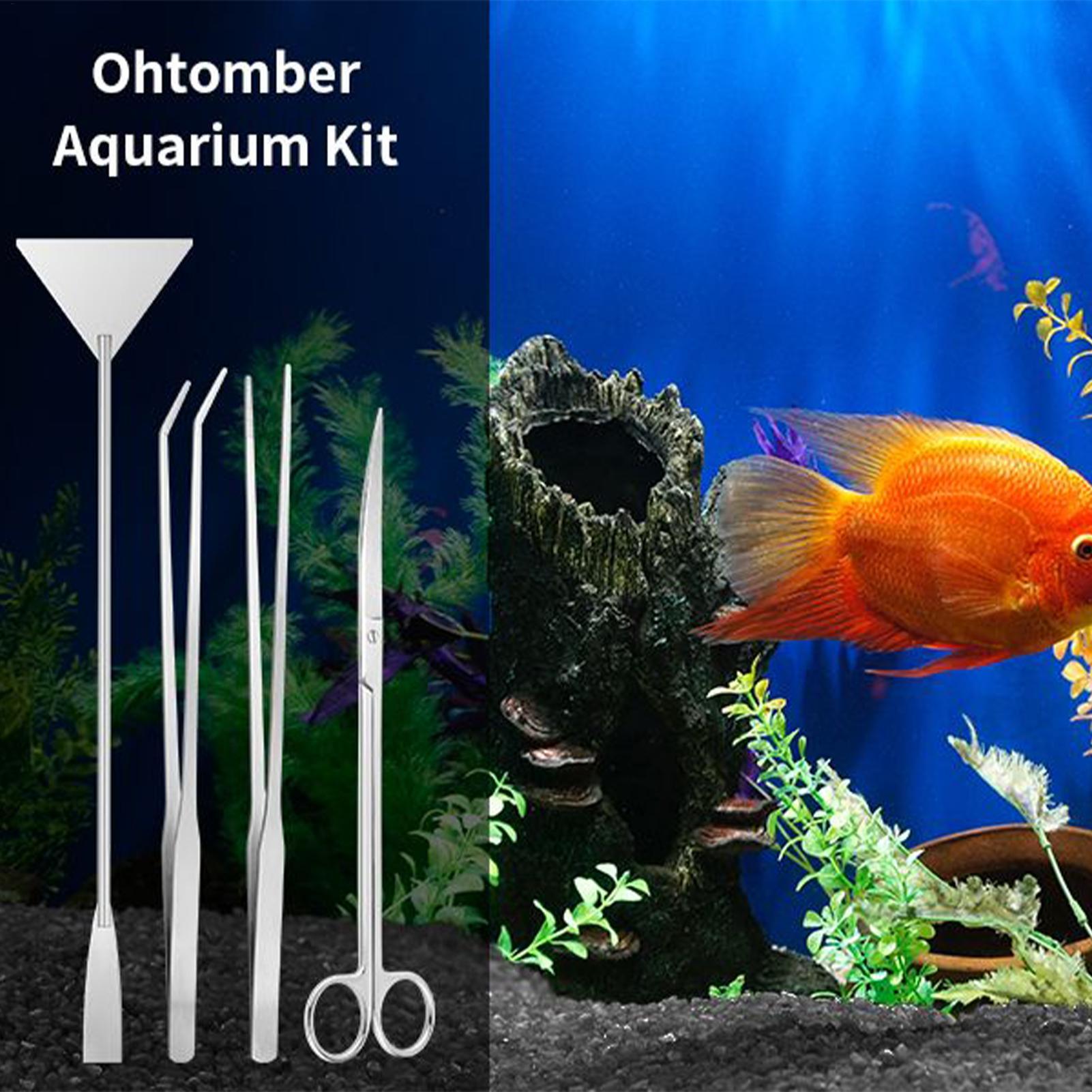 4pcs Aquarium Tool Kit Stainle - đánh giá và giá Planted Aquarium Maintenance Kit