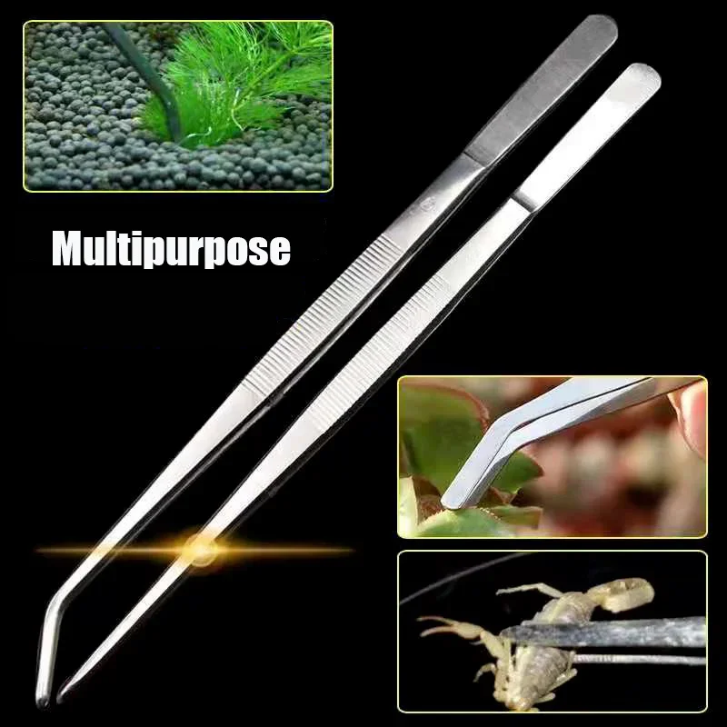 48cm Stainless Steel Tweezers  - đánh giá và giá Planted Aquarium Maintenance Kit