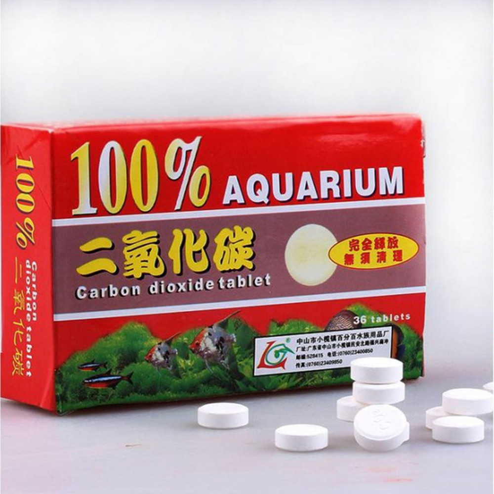 36pcs/Box CO2 Tablet Carbon Di - đánh giá và giá Aquarium Plant Nutrients