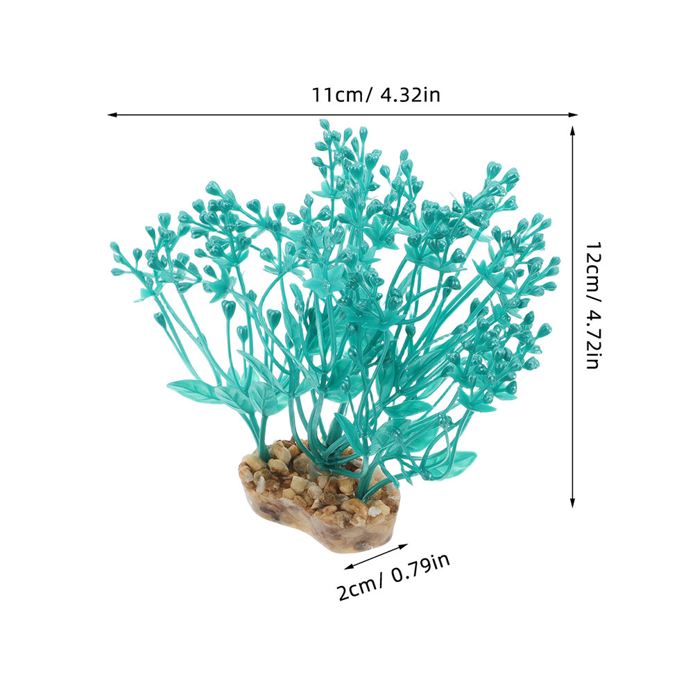 2Pcs Lifelike Plastic Aquarium - đánh giá và giá Aquarium Planted Tank Setup