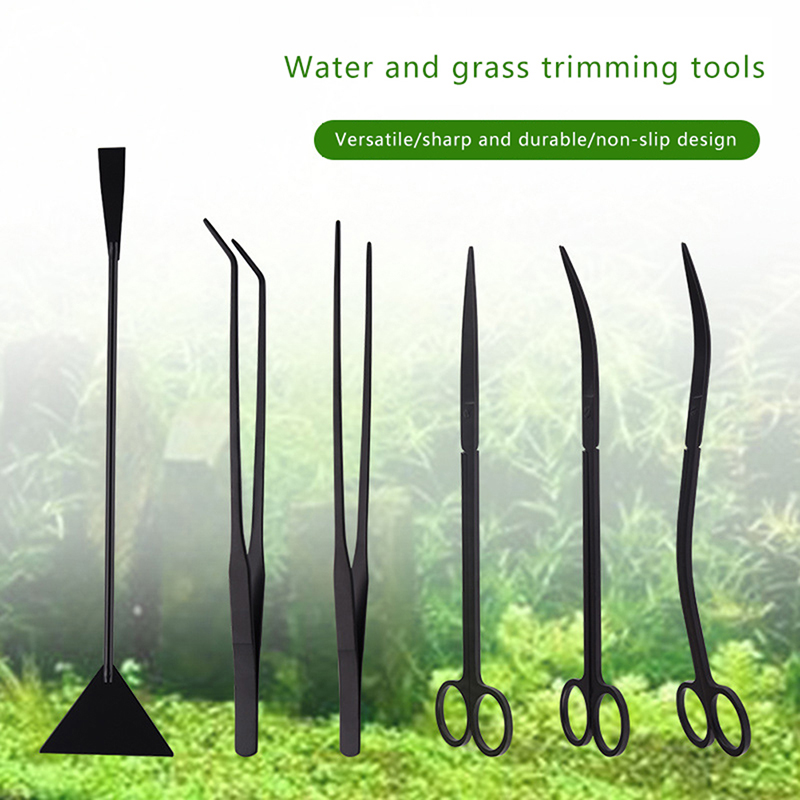 4/5/6PCS Stainless Steel Aquar - đánh giá và giá Planted Aquarium Maintenance Kit