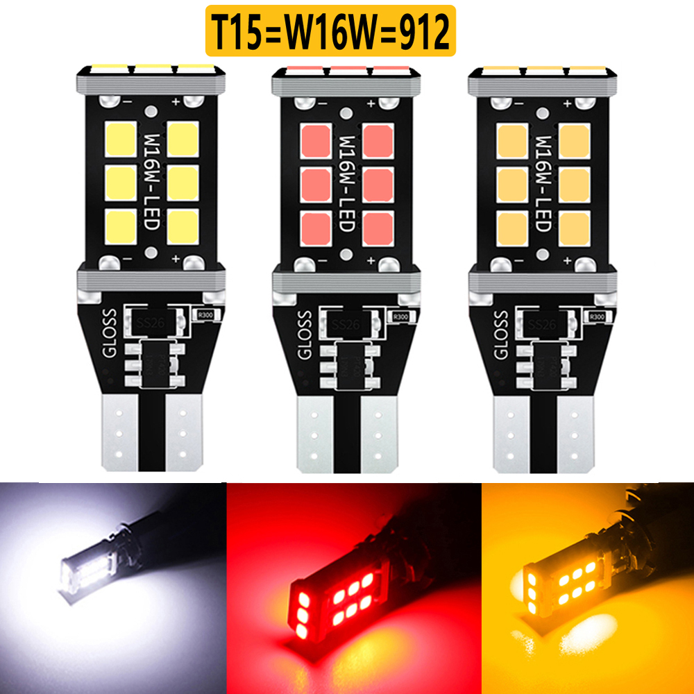 2PCS T15 T16 W16W 921 912 LED  - đánh giá và giá Ludwigia Super Red