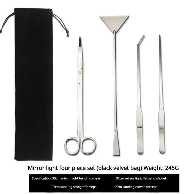Water Grass Scissors Set Four  - đánh giá và giá Planted Aquarium Maintenance Kit